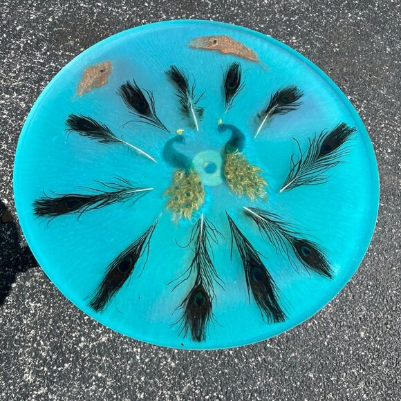 Peacock table - Picture 2 of 2